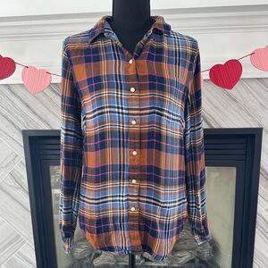 Lucky Brand Plaid‎ Button up Small